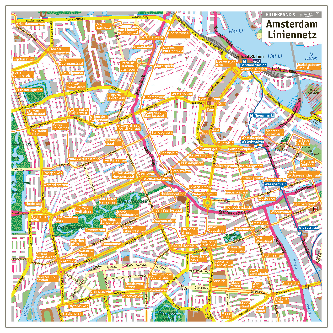 Amsterdam Liniennetz